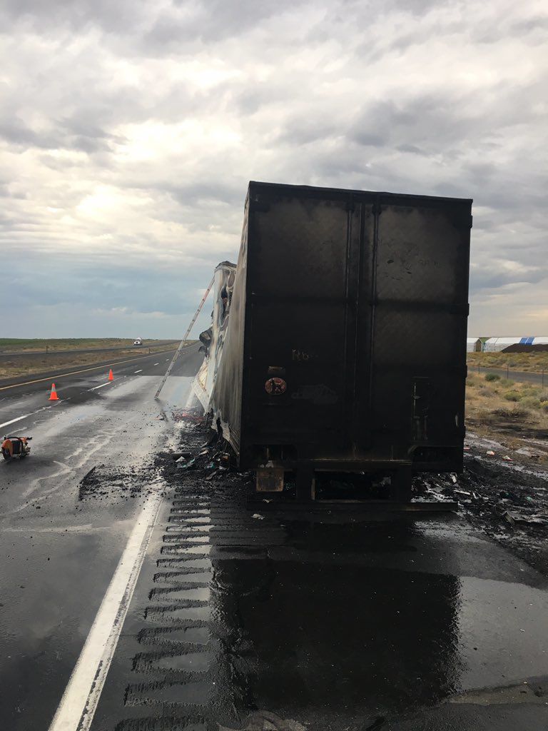Semi fire